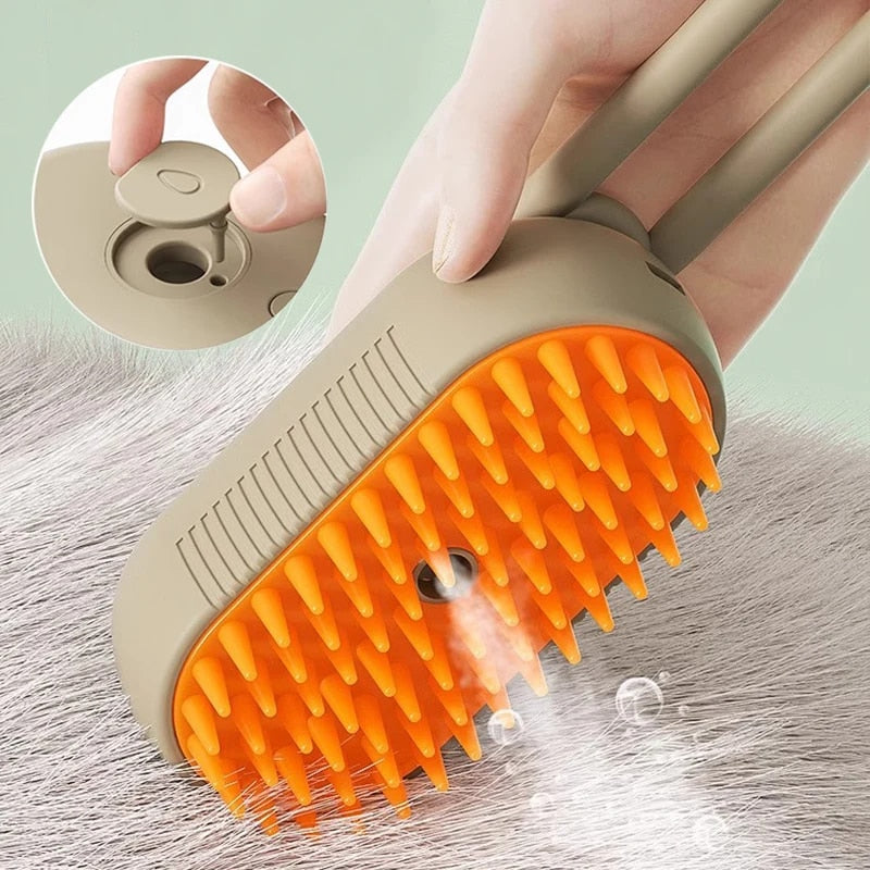 Cepillo de vapor para perros
