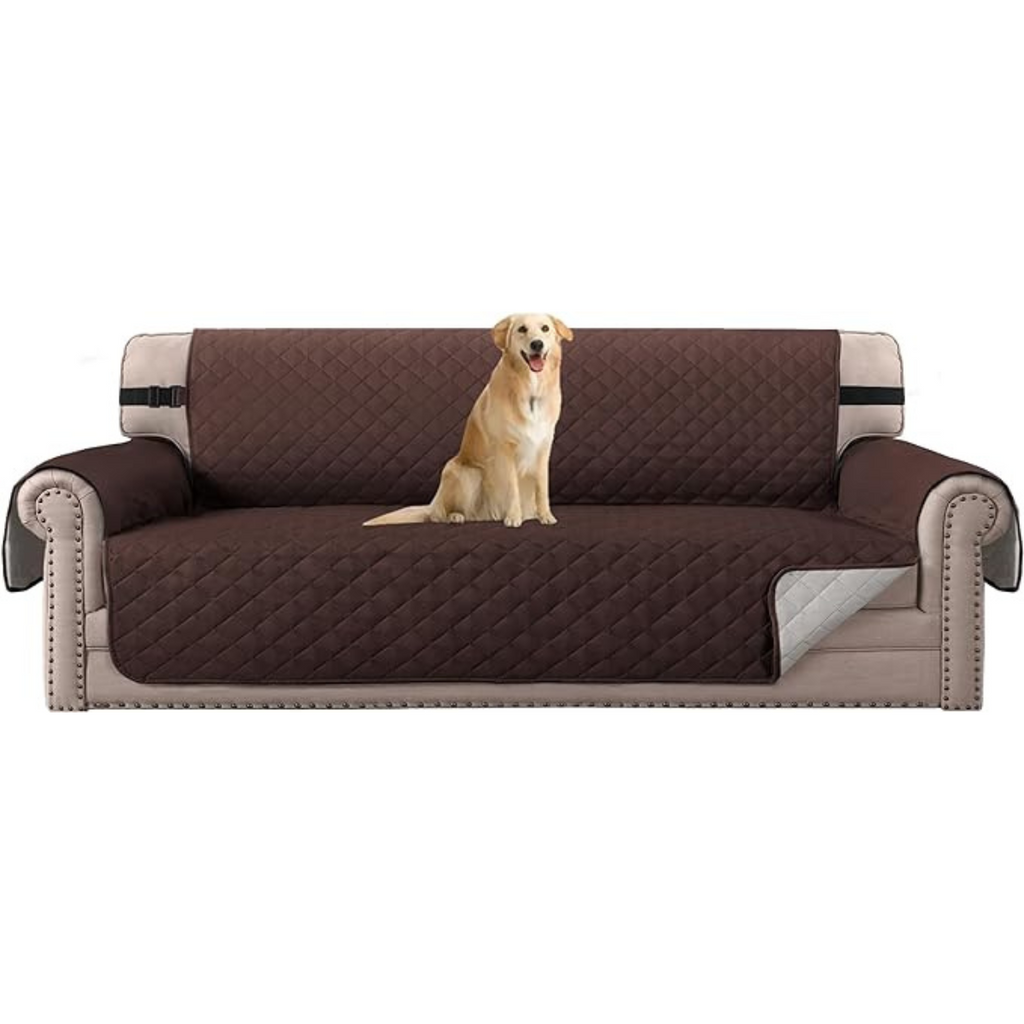 Protector de sofá 3 cuerpos con perro
